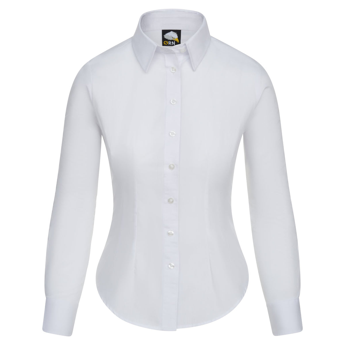 ØRN The Essential L/S Blouse – White – front