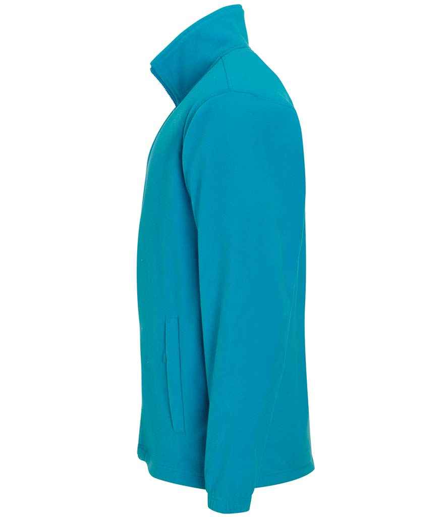 SOL'S North Fleece Jacket in Aqua, side view