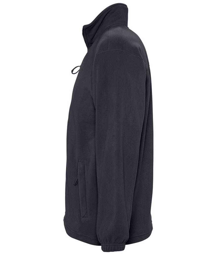 SOL'S North Fleece Jacket in Charcoal, side view