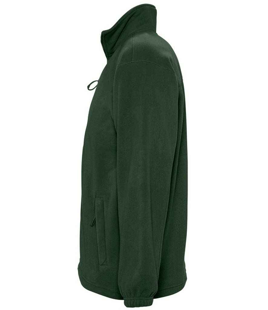 SOL'S North Fleece Jacket in Green, side view