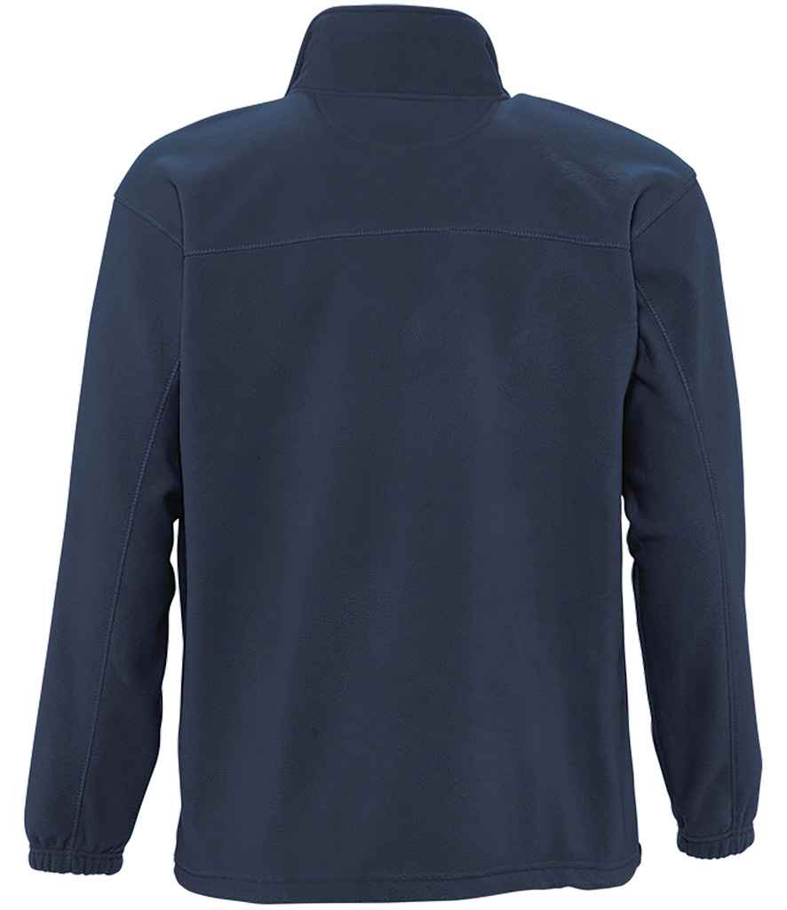 SOL'S North Fleece Jacket in Navy, back view