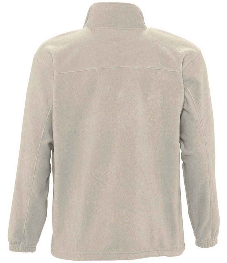 SOL'S North Fleece Jacket in Rope, back view