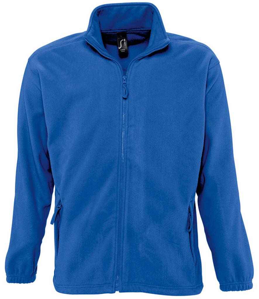 SOL'S North Fleece Jacket in Royal Blue, front view