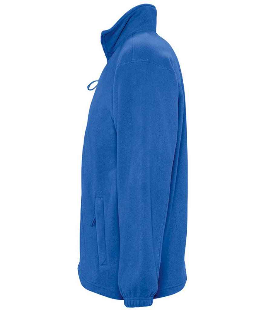 SOL'S North Fleece Jacket in Royal Blue, side view