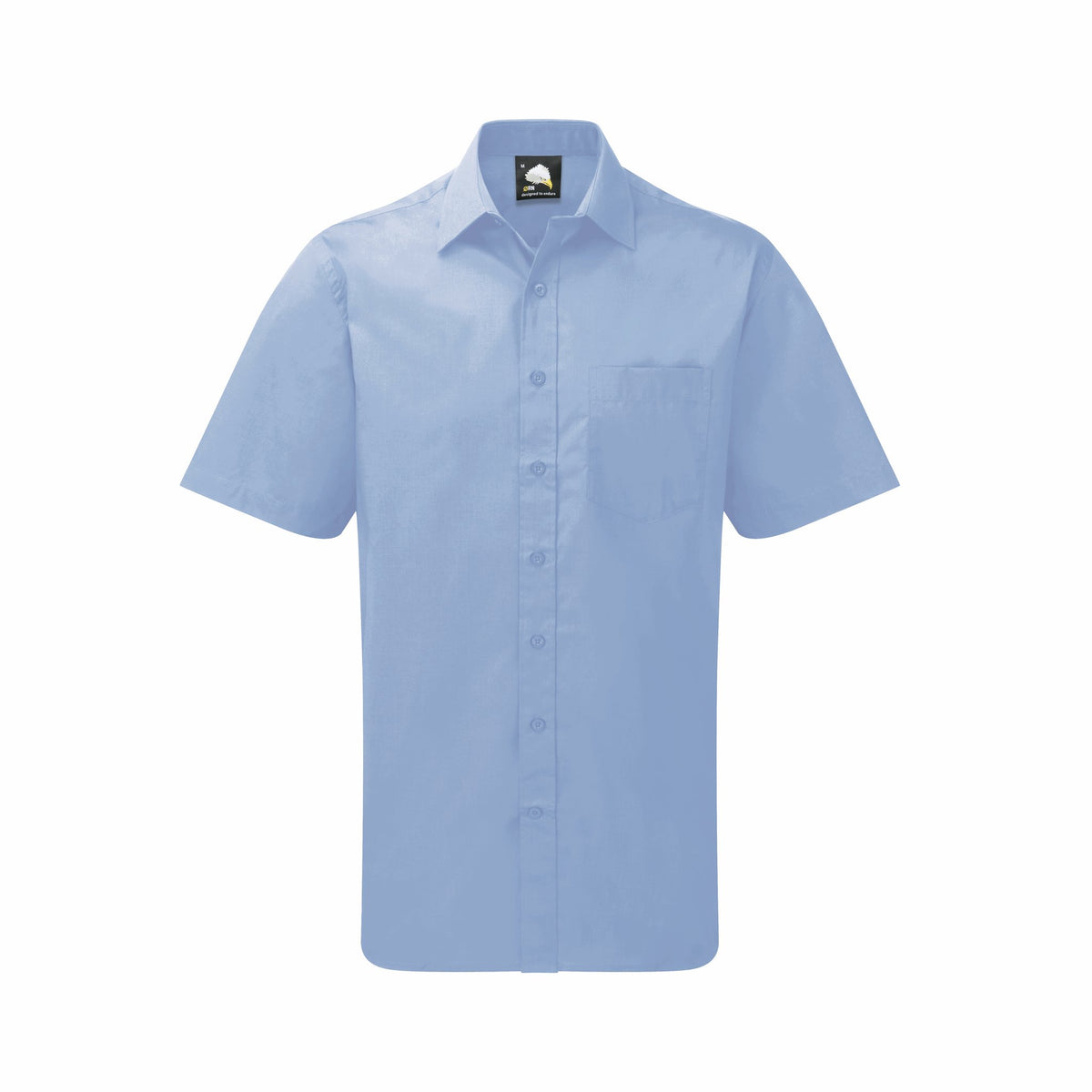 ØRN The Premium Oxford S/S Shirt – Sky – front