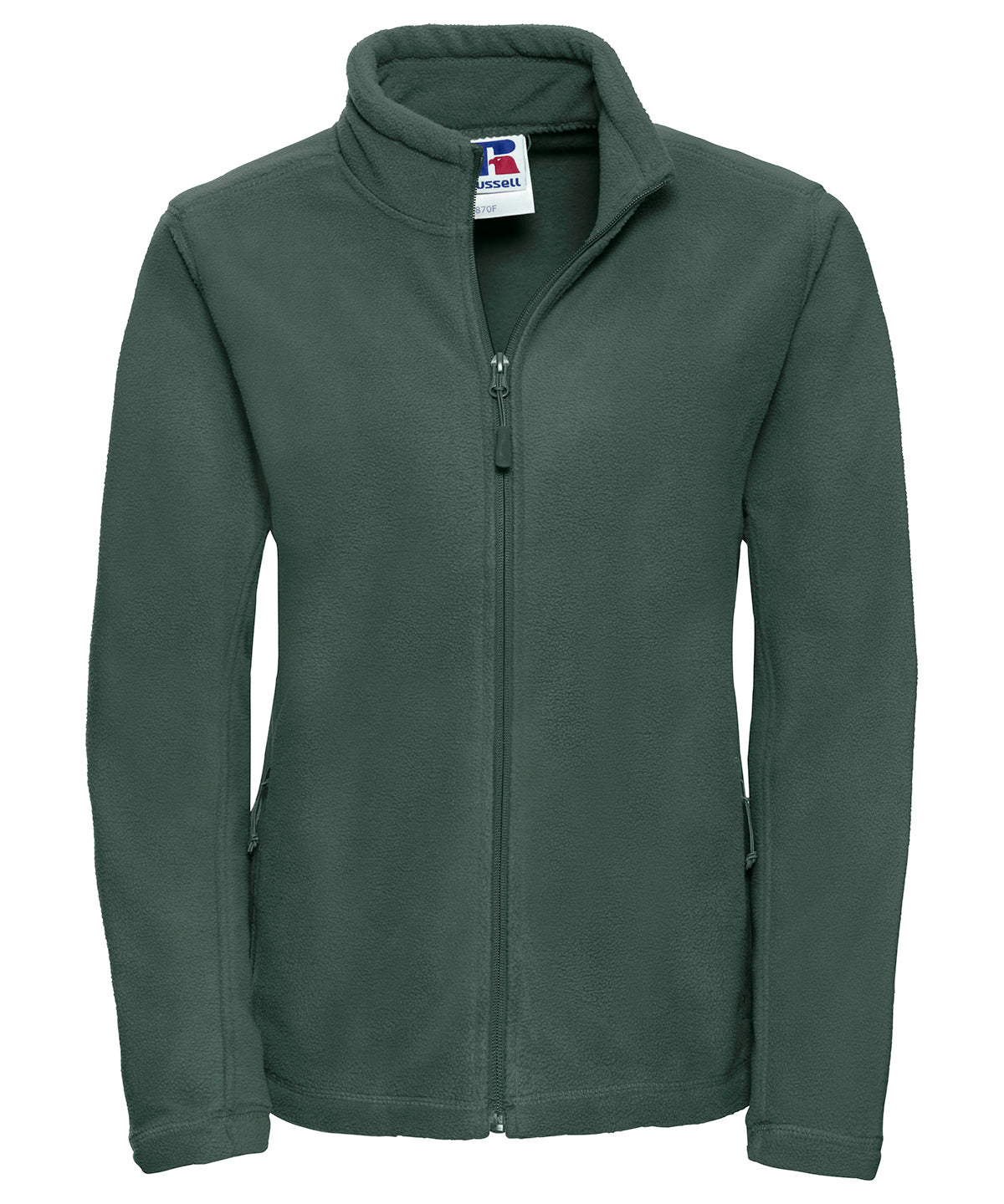 Russell Athletic Women's full-zip outdoor fleece, image 3