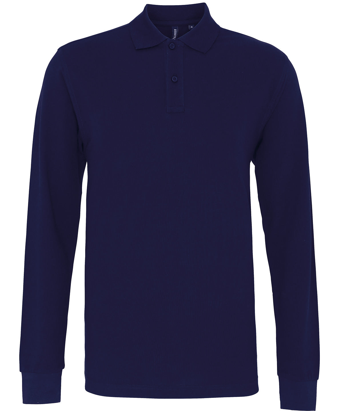 Asquith & Fox Men's classic fit long sleeved polo, image 4