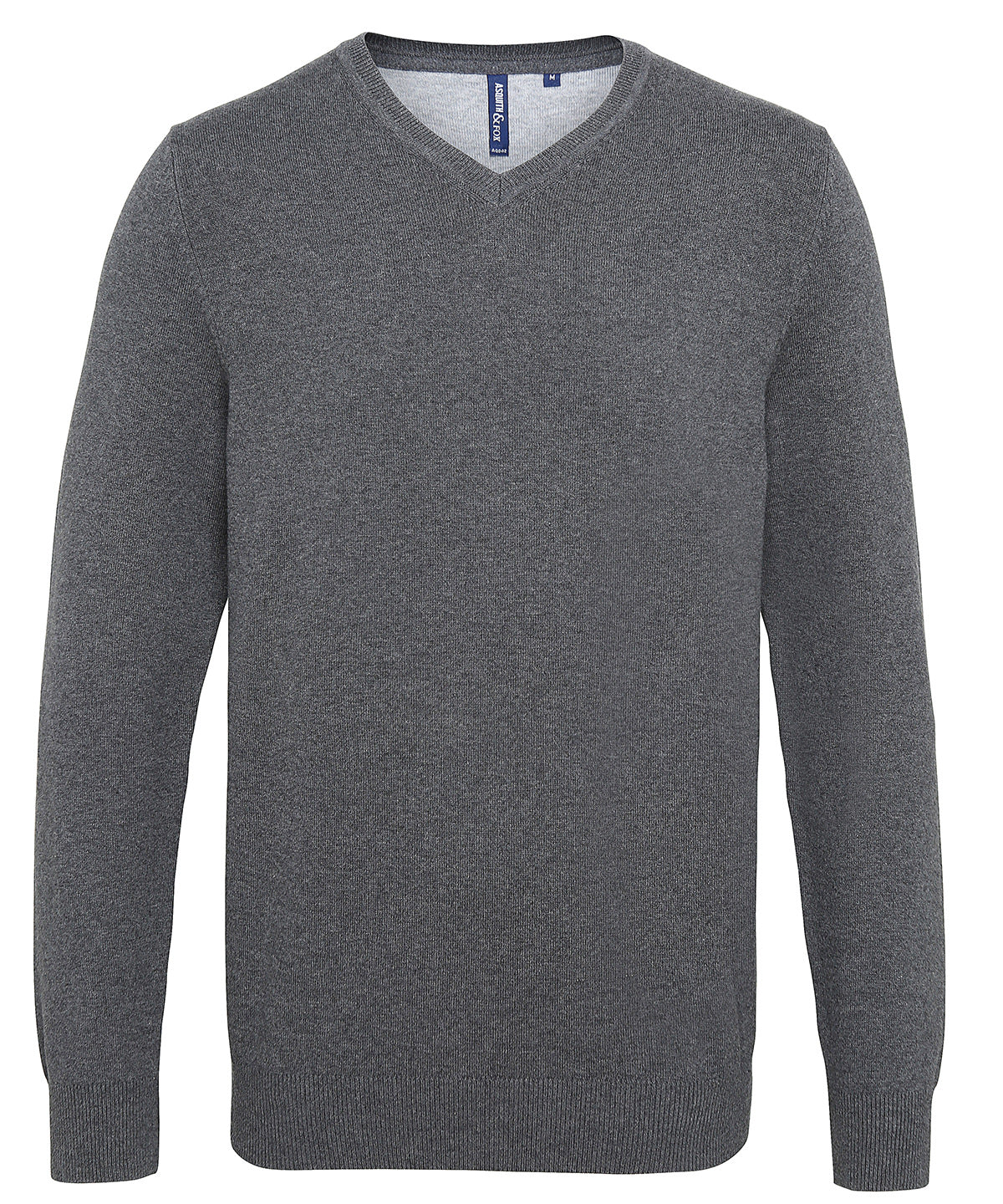 Asquith & Fox Men's cotton blend v-neck sweater, image 4