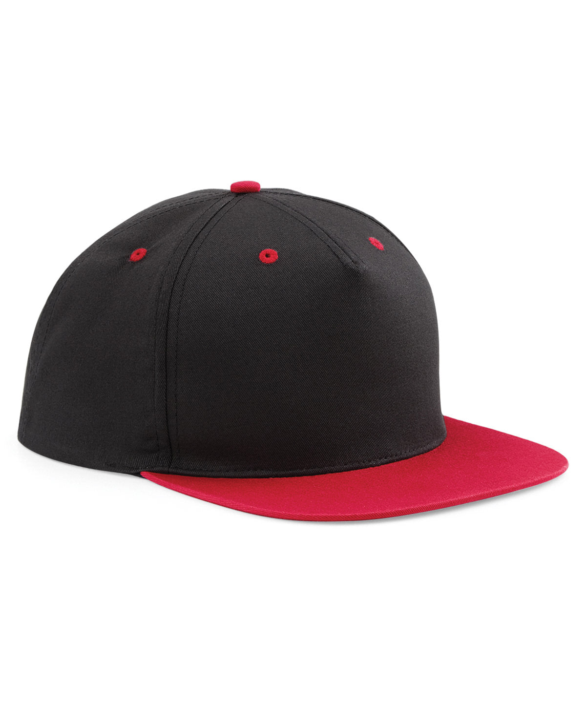 Beechfield 5-panel contrast snapback, image 2