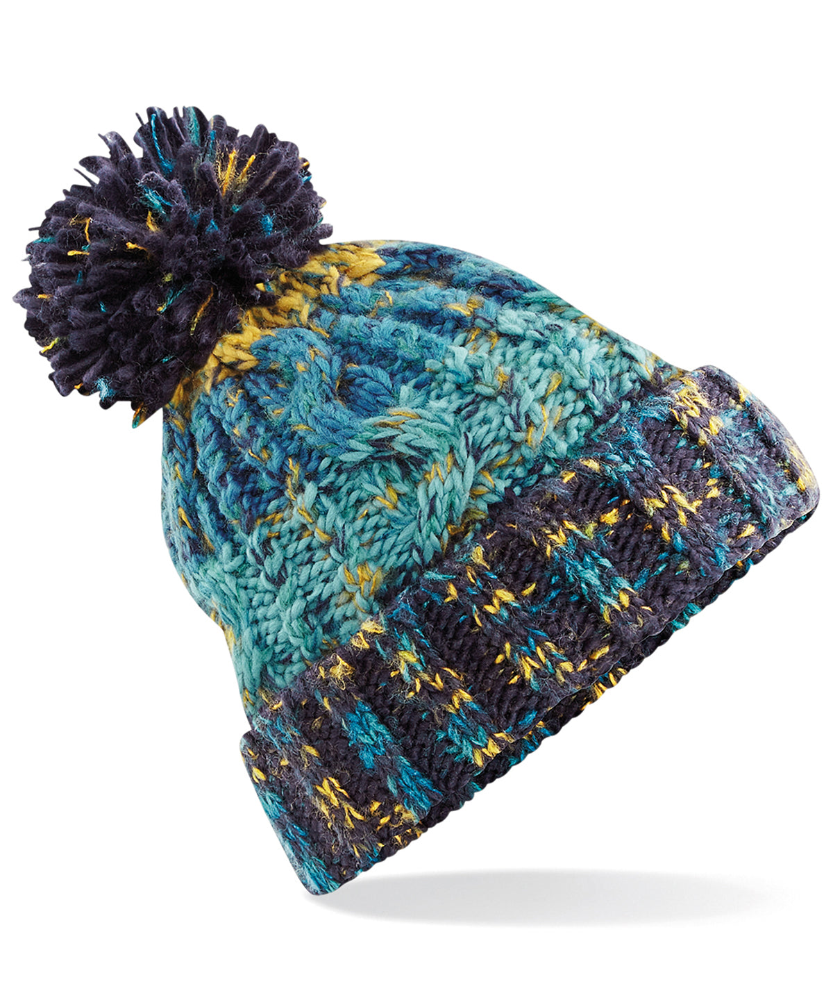 Beechfield Corkscrew pom pom beanie, image 11