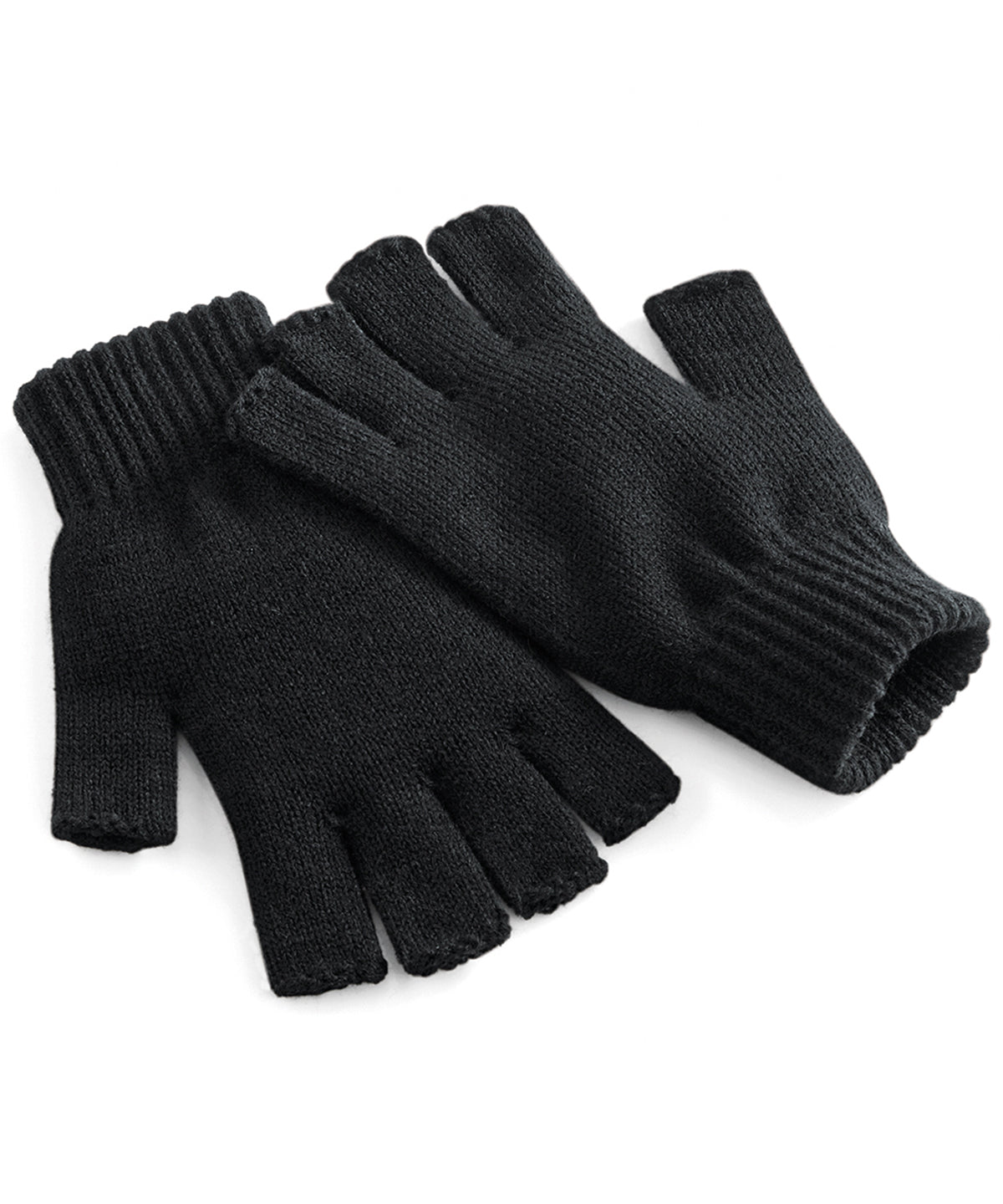 Beechfield Fingerless gloves in Black, image 2