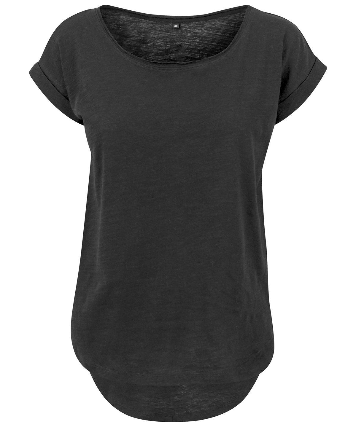 Build Your Brand Women's long slub tee, image 2