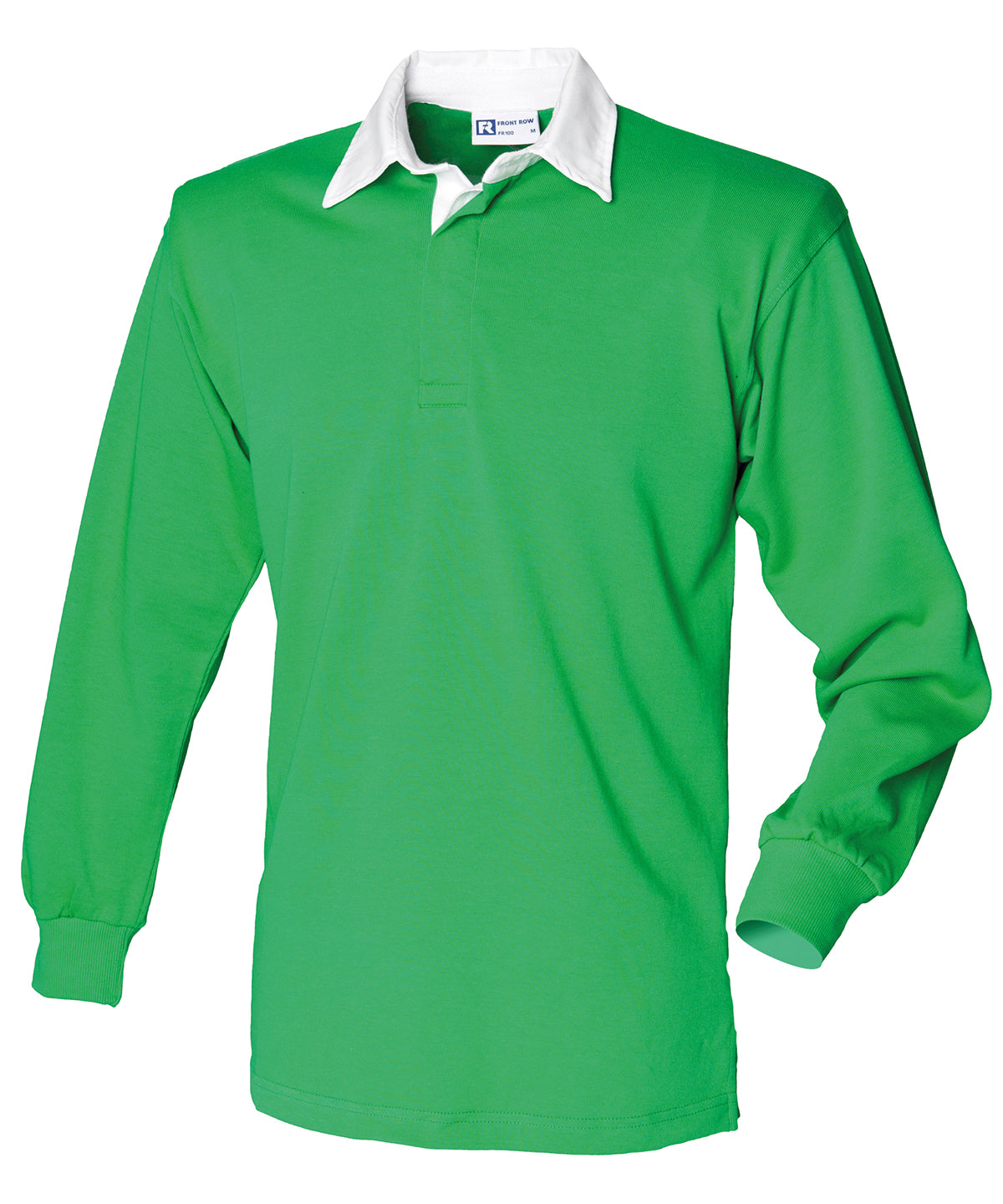 Front Row Long sleeve plain rugby shirt, image 3