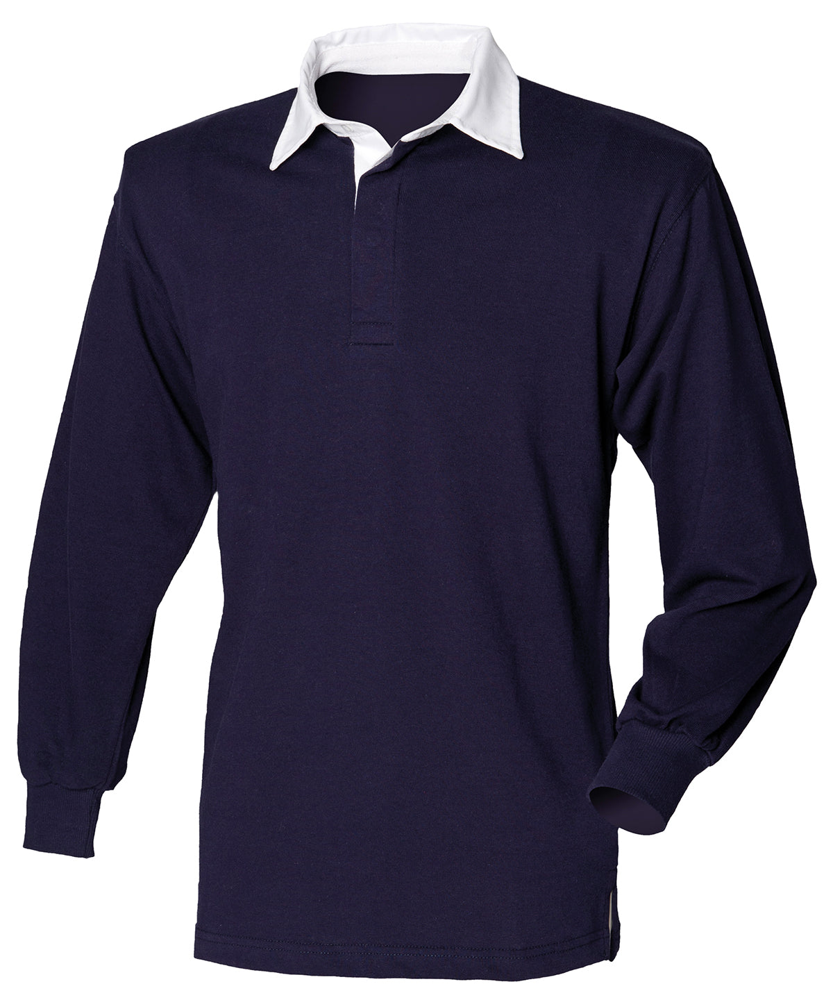 Front Row Long sleeve plain rugby shirt, image 4