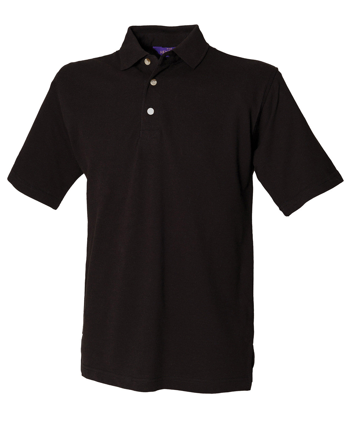 Henbury Classic cotton piqué polo with stand-up collar, main product image