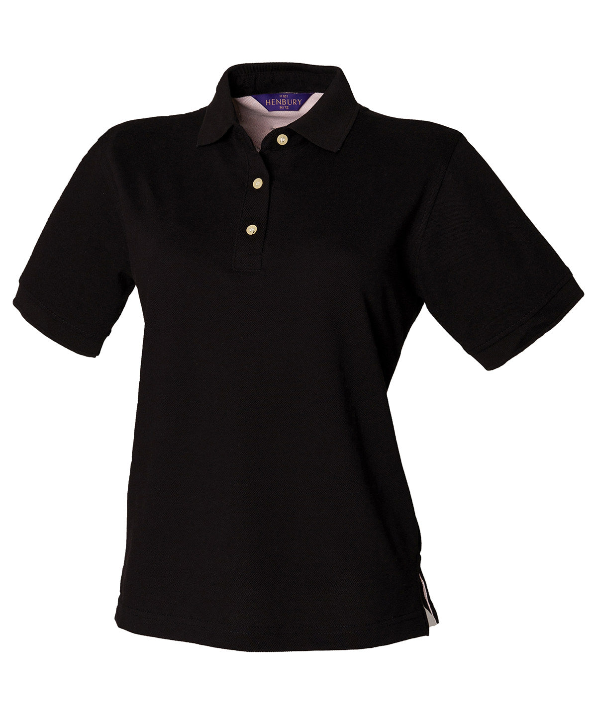 Henbury Women's classic cotton piqué polo shirt, image 2