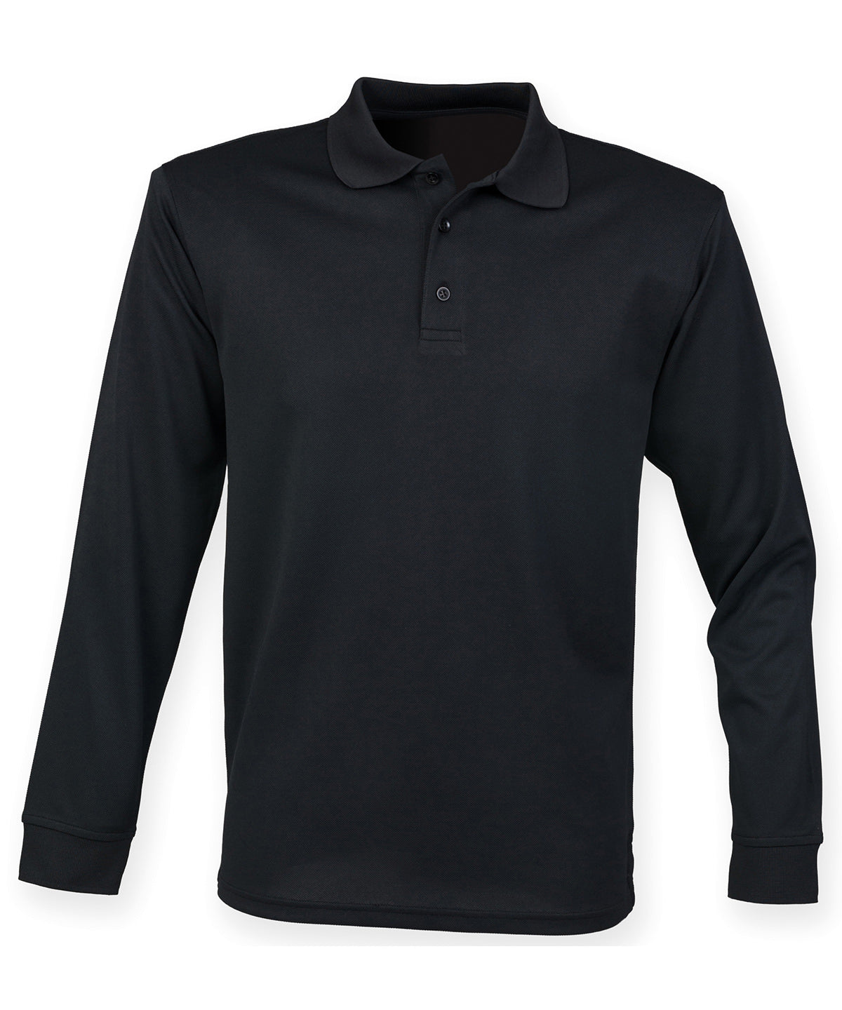 Henbury Long sleeve Coolplus polo shirt, main product image