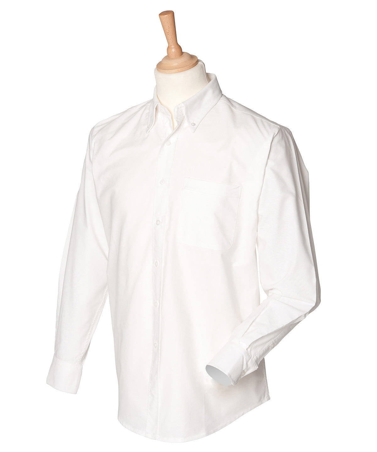 Henbury Long sleeve classic Oxford shirt, image 3