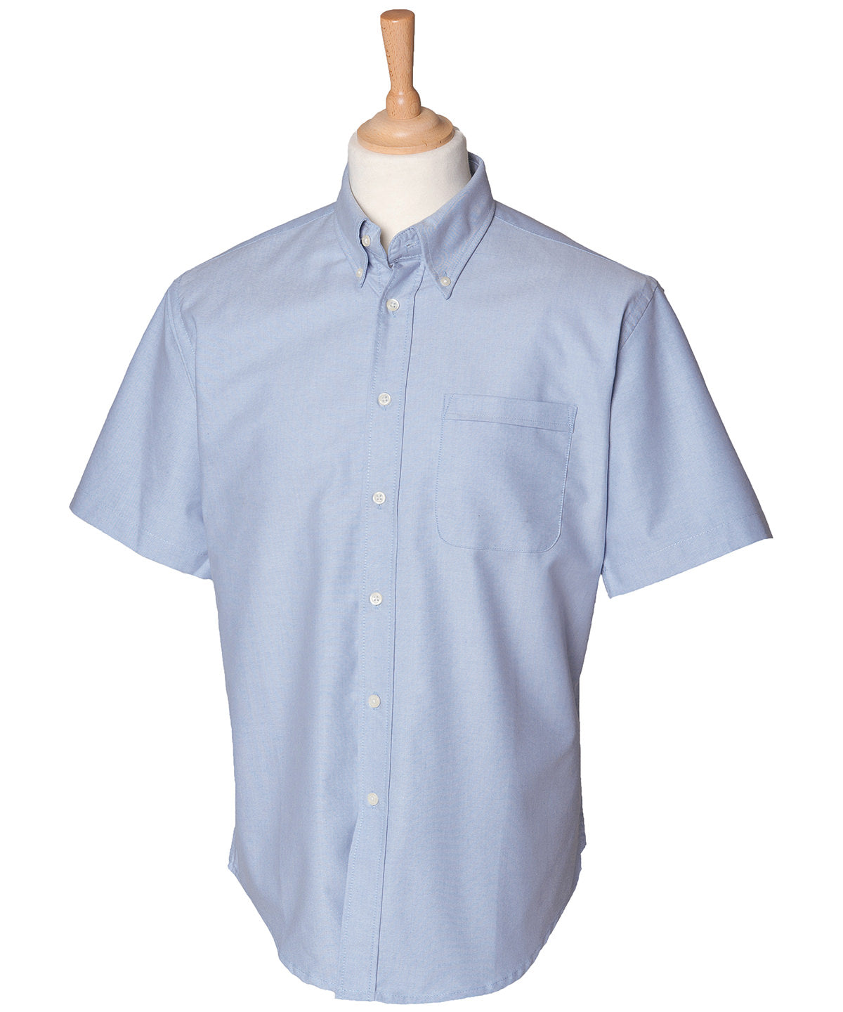 Henbury Short sleeve classic Oxford shirt, image 2