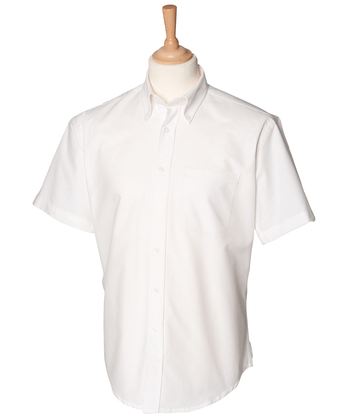Henbury Short sleeve classic Oxford shirt, image 3