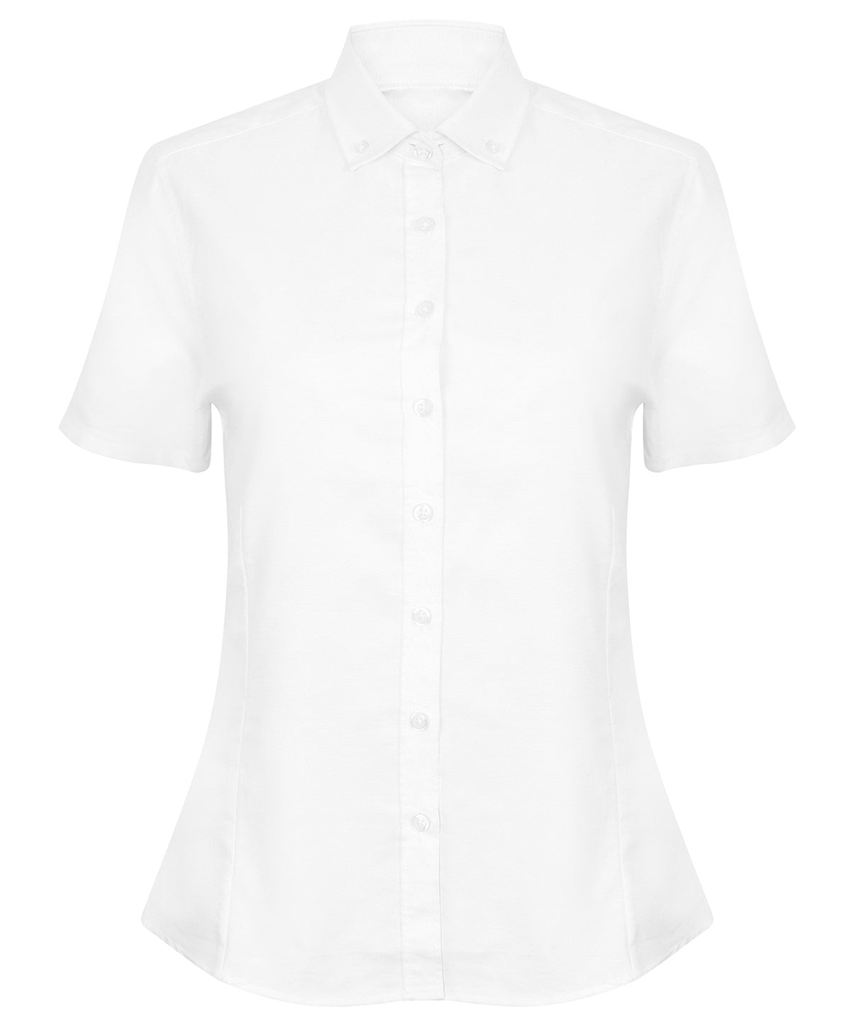 Henbury Women's modern short sleeve Oxford shirt, image 3