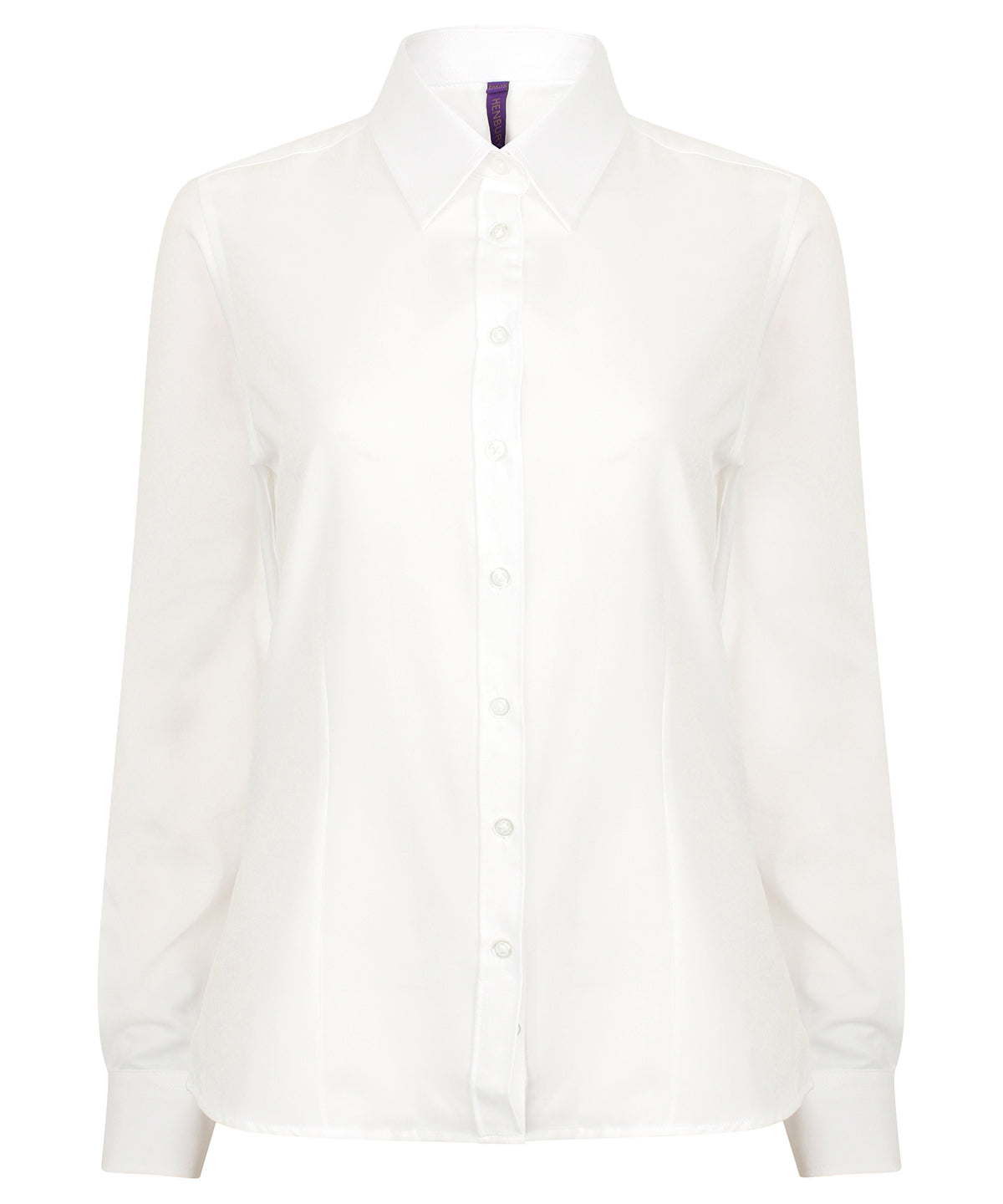 Henbury Women's wicking antibacterial long sleeve shirt, image 3