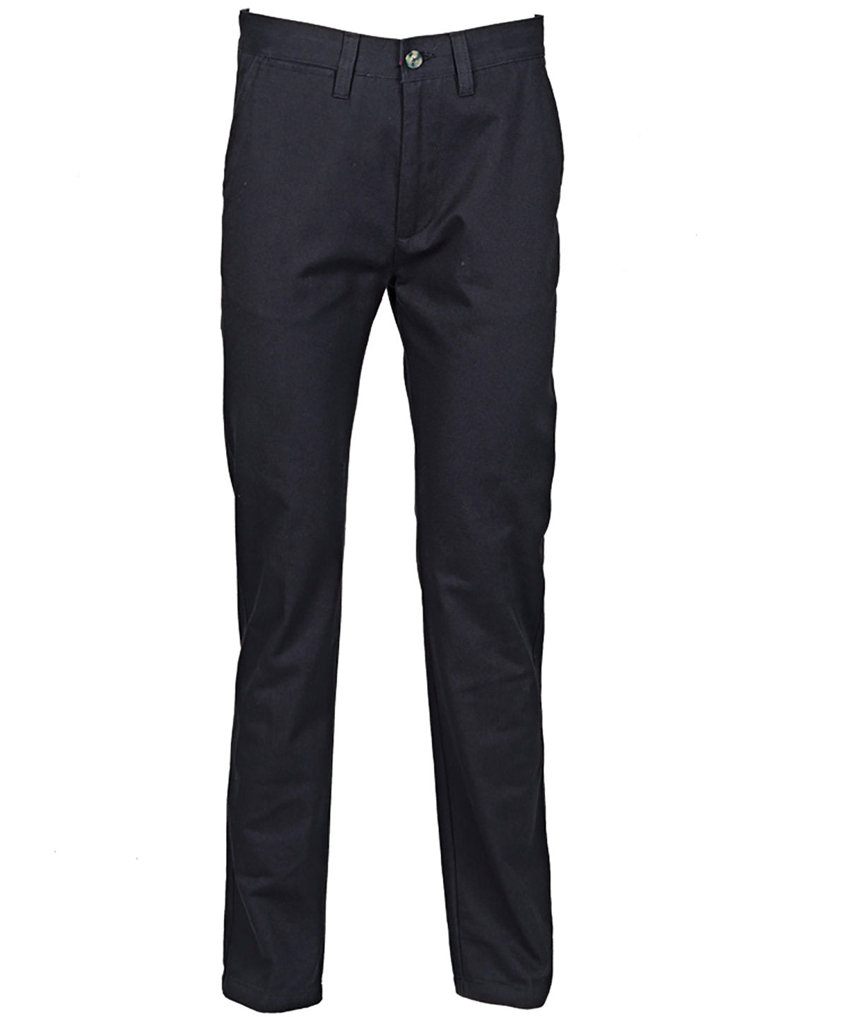 Henbury 65/35 flat fronted chino trousers, image 3