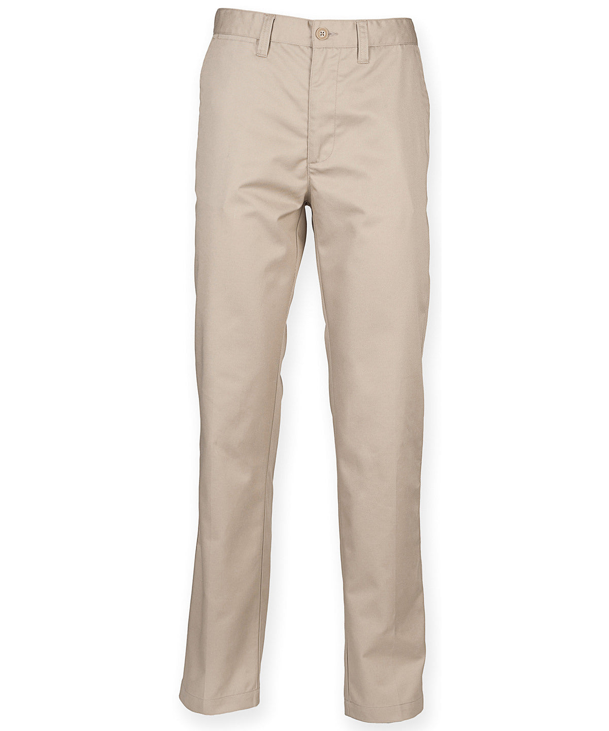 Henbury 65/35 flat fronted chino trousers, image 4