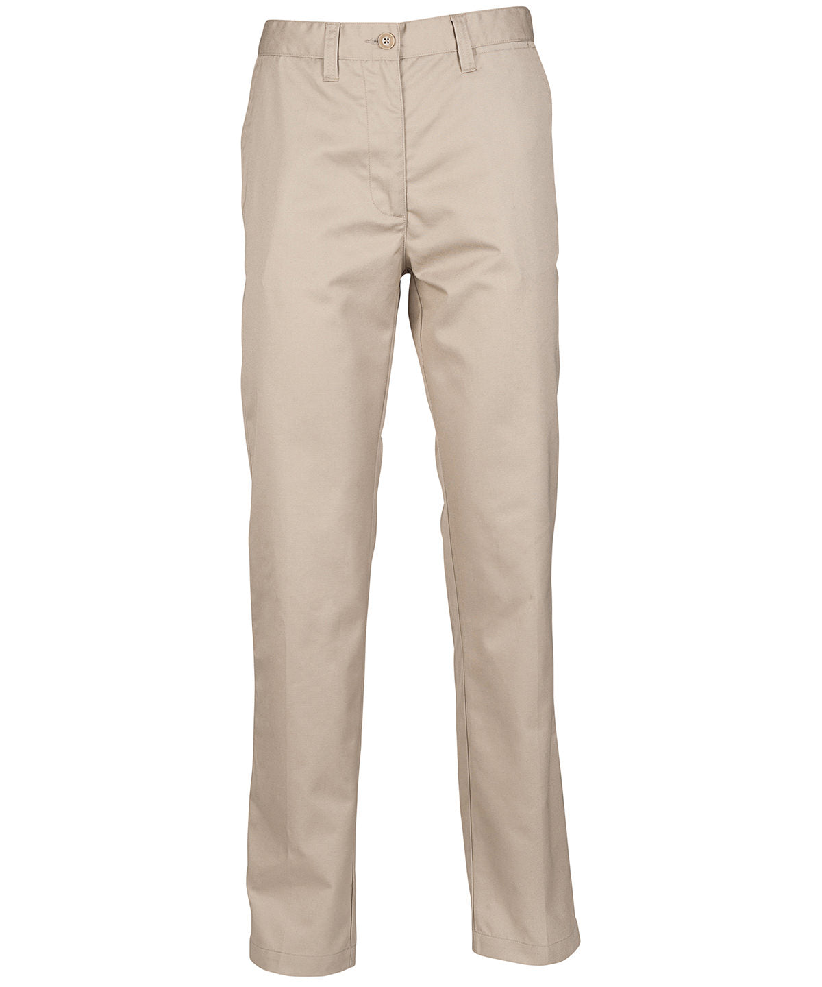 Henbury Women's 65/35 flat fronted chino trousers, image 4
