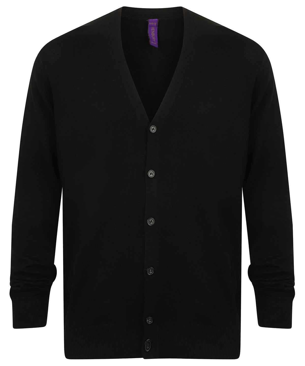 Henbury V-button cardigan, image 2