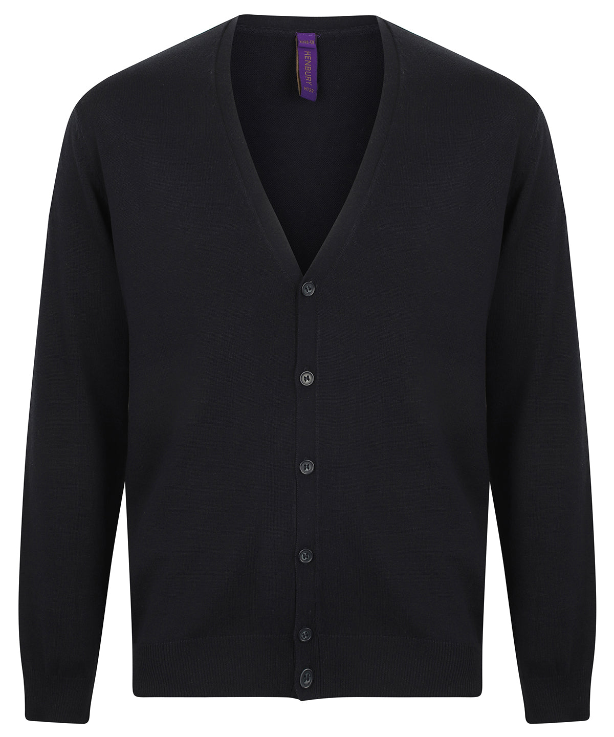 Henbury V-button cardigan, image 3