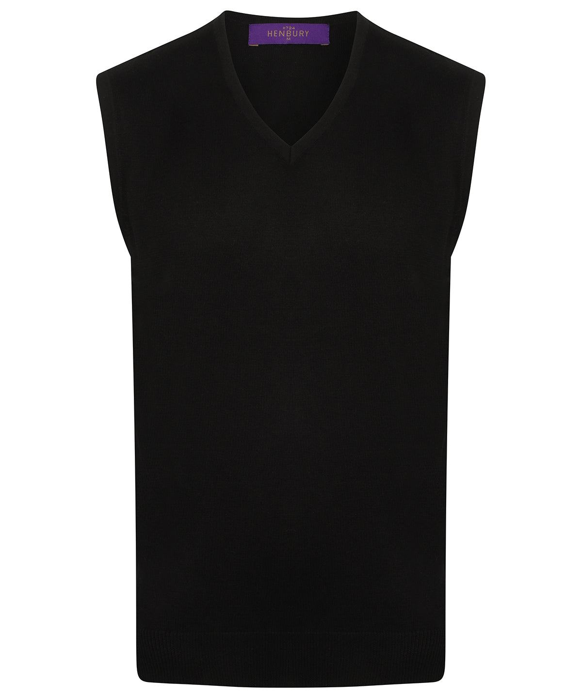 Henbury Sleeveless v-neck jumper, image 3