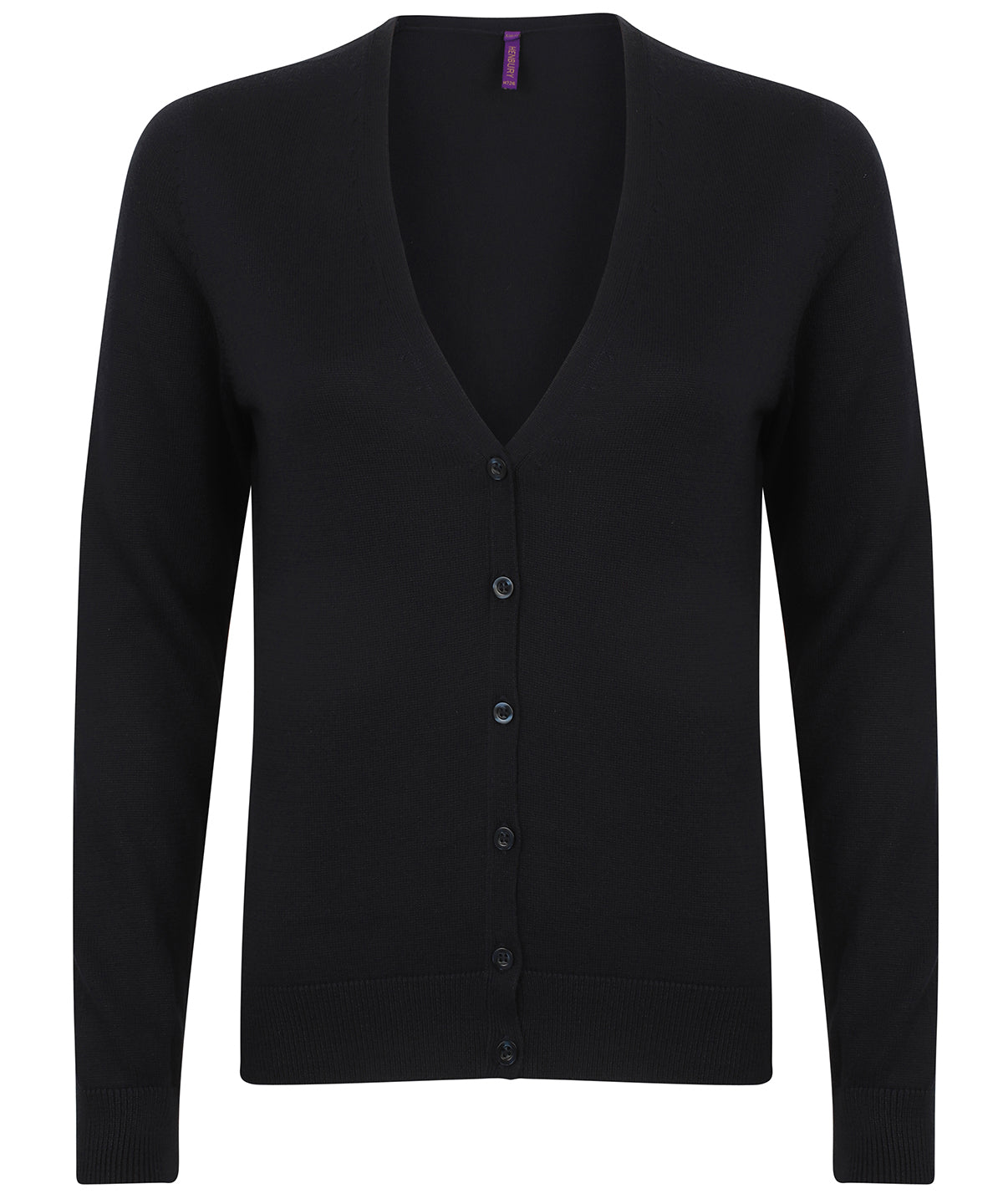Henbury Women's v-neck cardigan, image 4