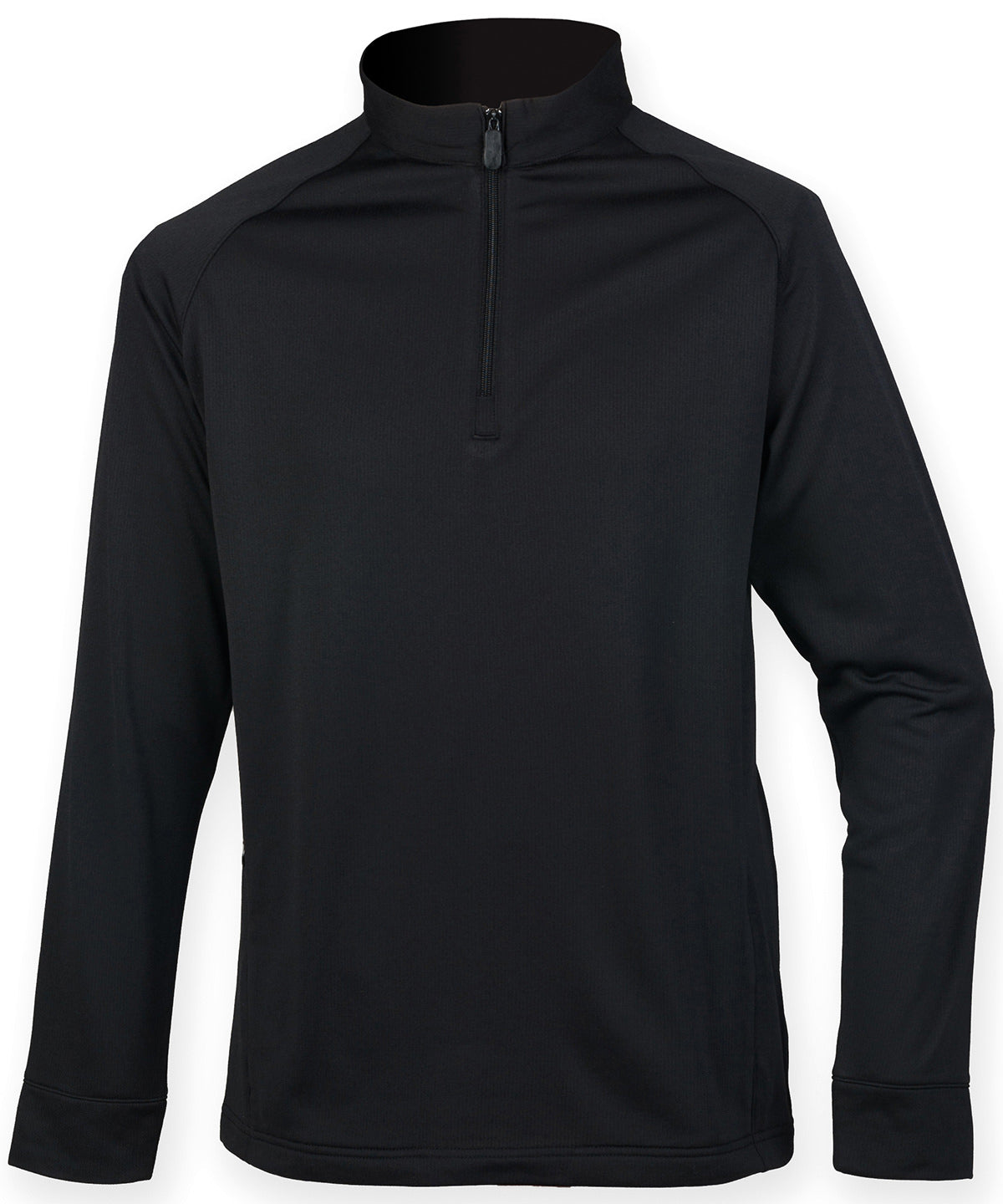 Henbury ¼ zip top with wicking finish, image 3