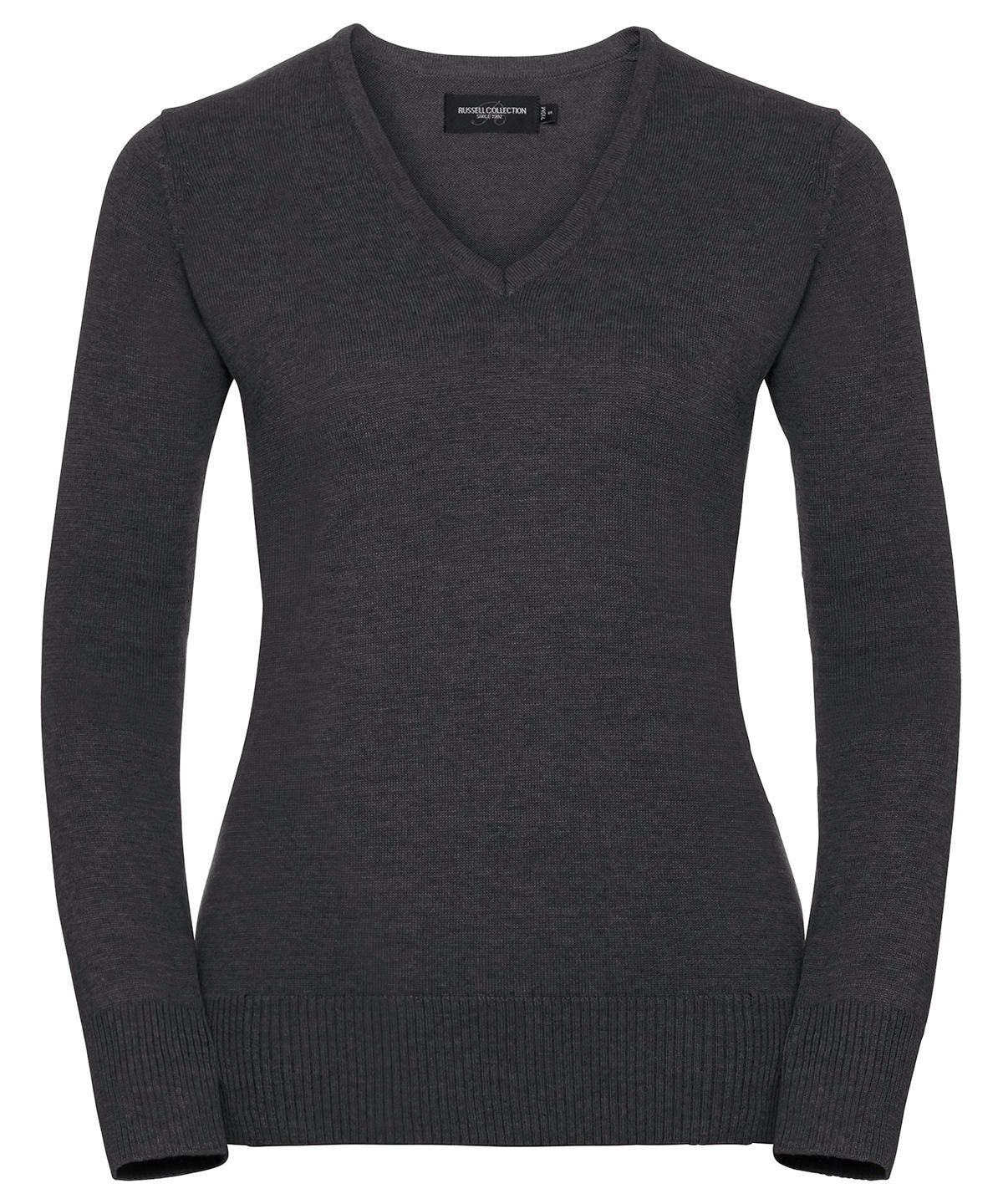 Russell Athletic Collection Women's v-neck knitted sweater, image 3