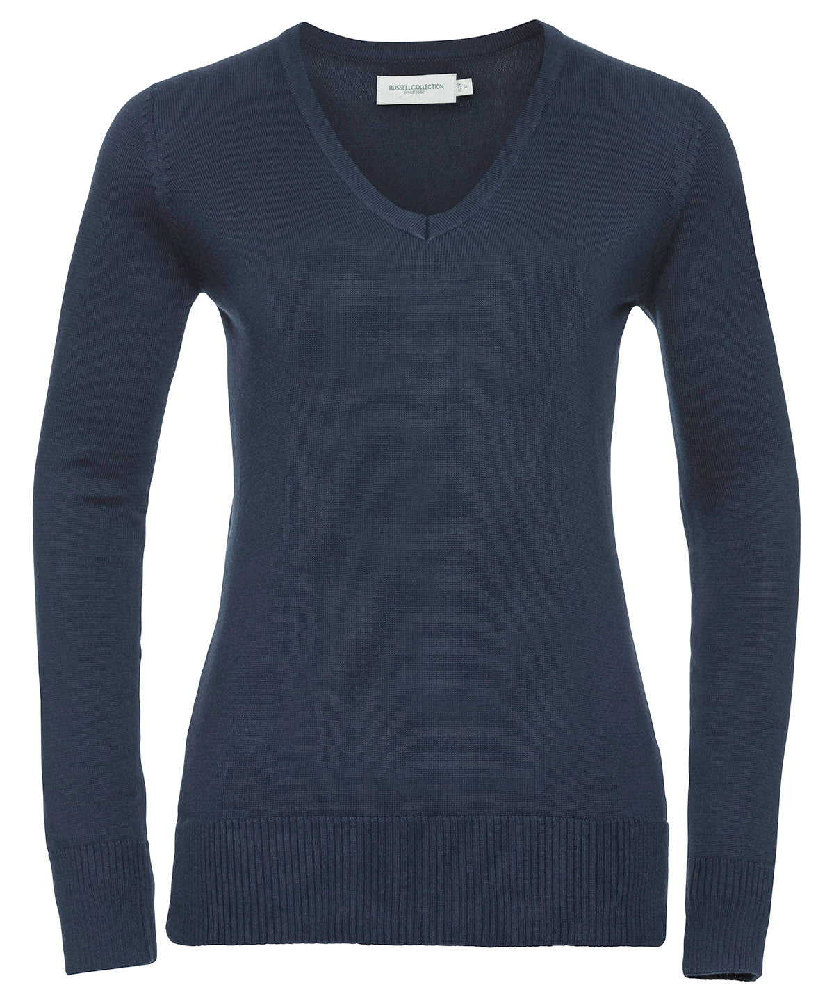 Russell Athletic Collection Women's v-neck knitted sweater, image 4