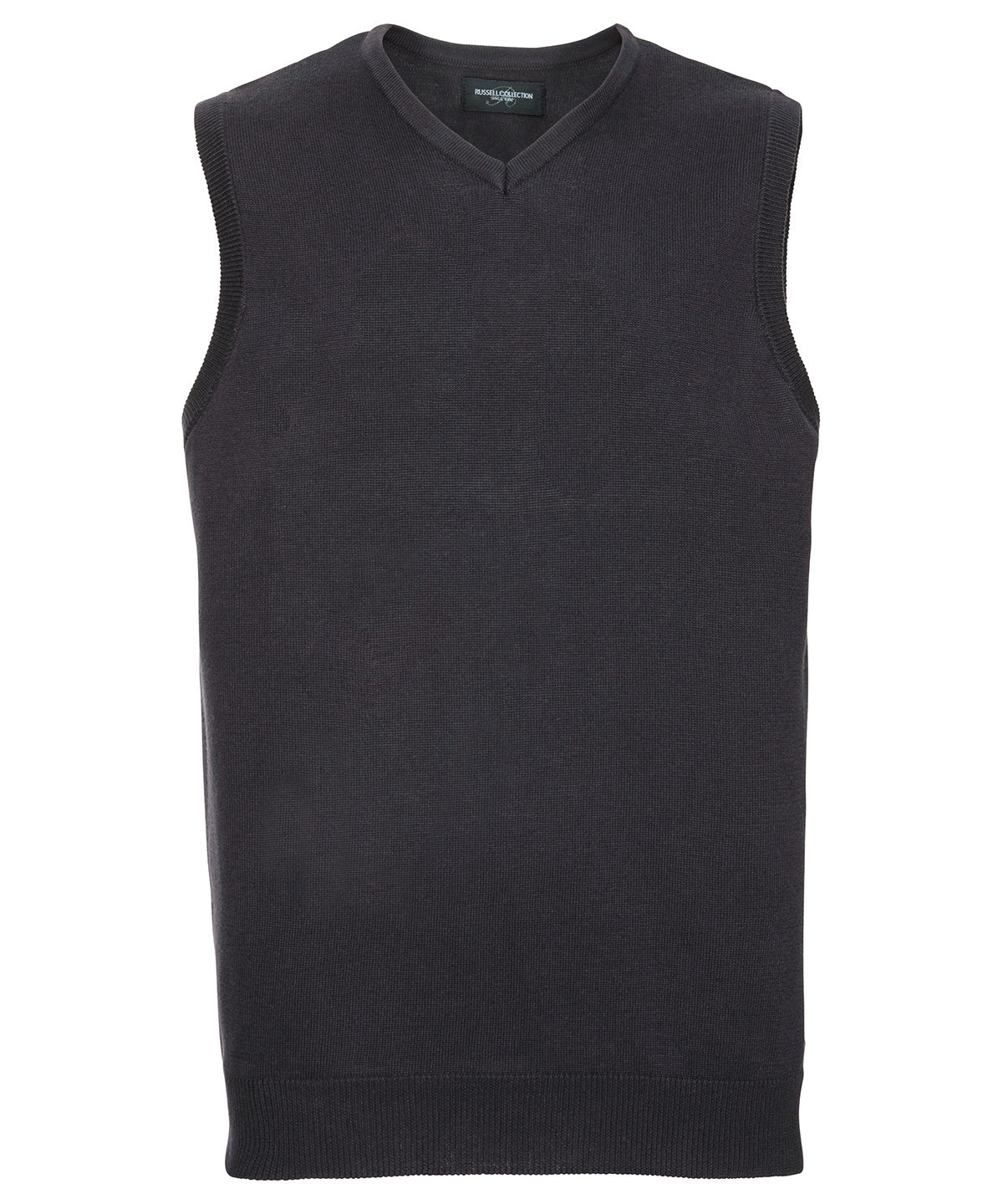 Russell Athletic Collection V-neck sleeveless knitted sweater, image 3