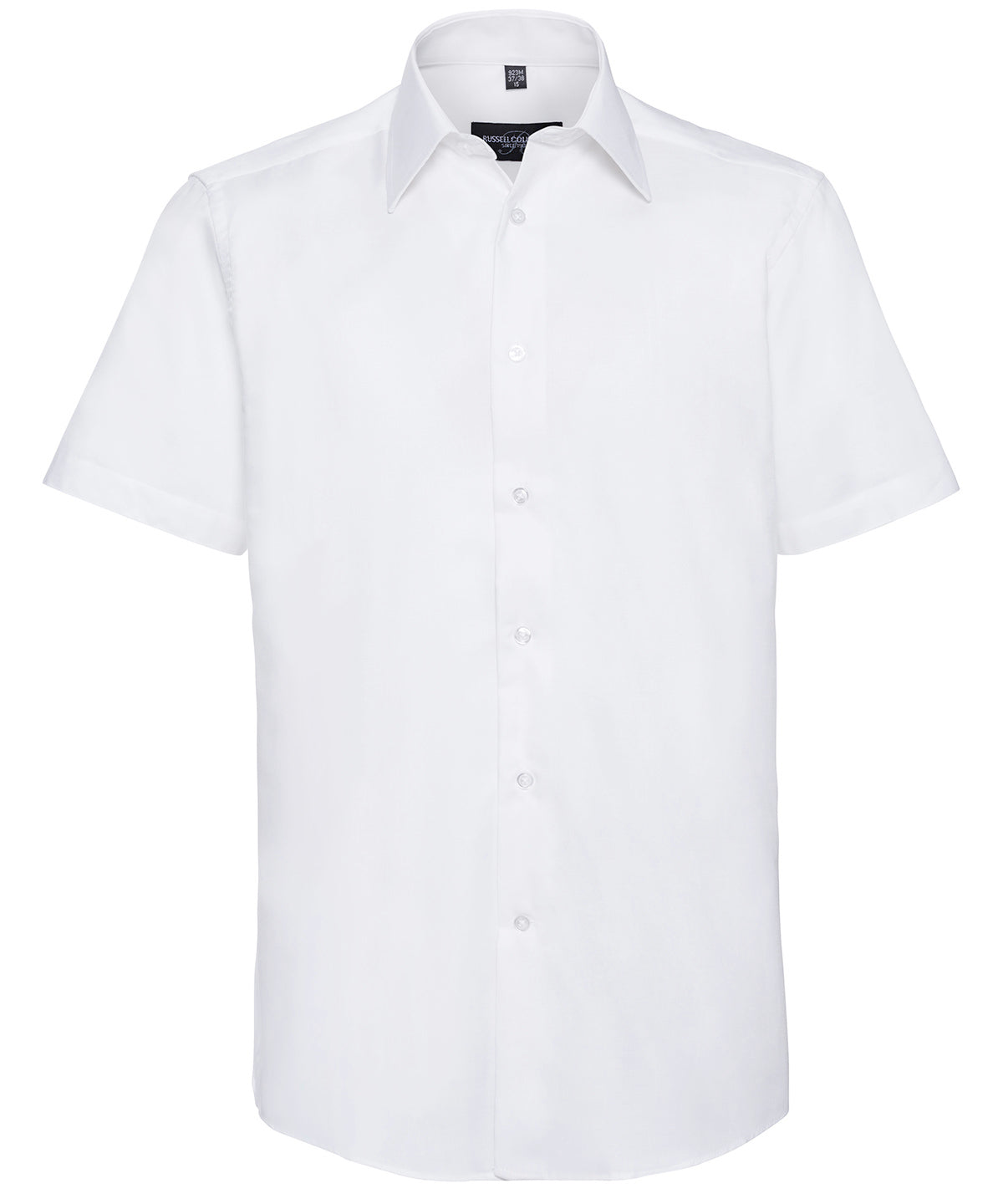 Russell Athletic Collection Short sleeve easycare tailored Oxford shirt, image 5