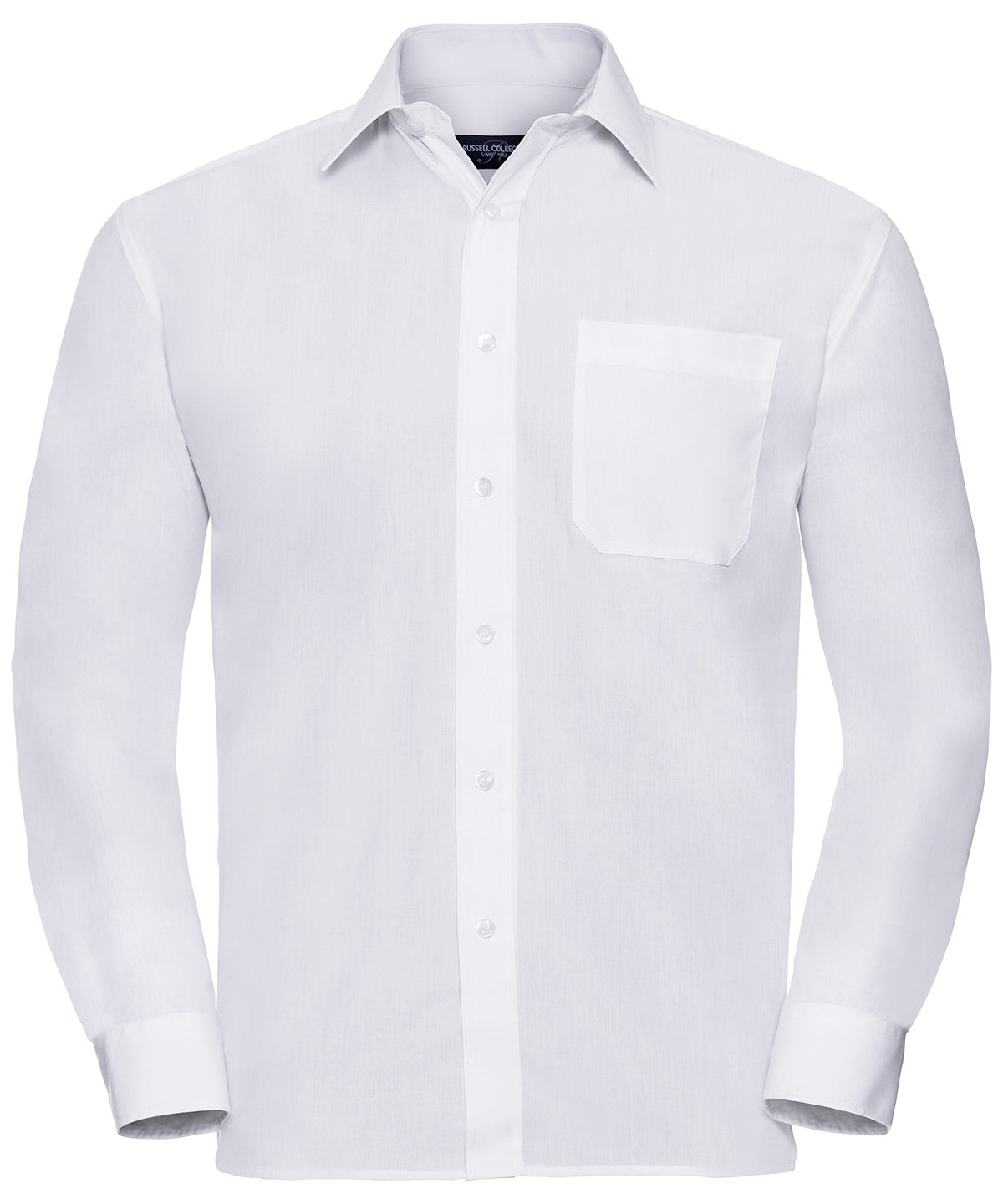 Russell Athletic Collection Long sleeve polycotton easycare poplin shirt, image 6