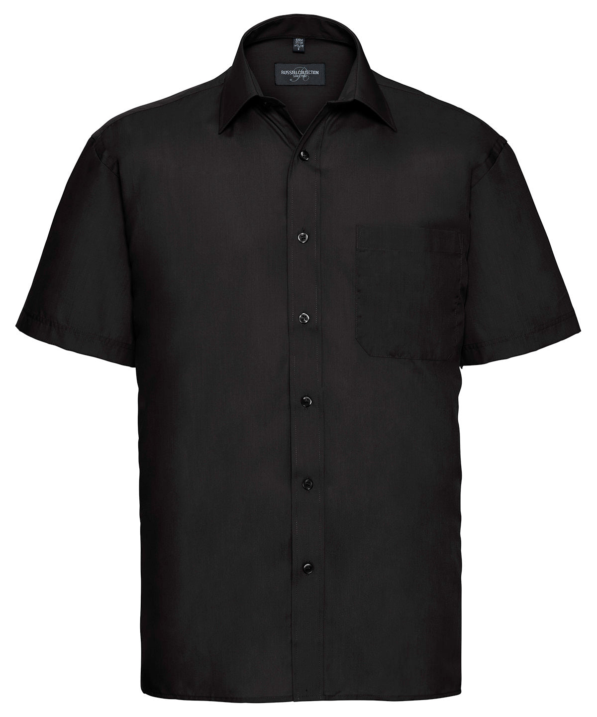 Russell Athletic Collection Short sleeve polycotton easycare poplin shirt, main product image