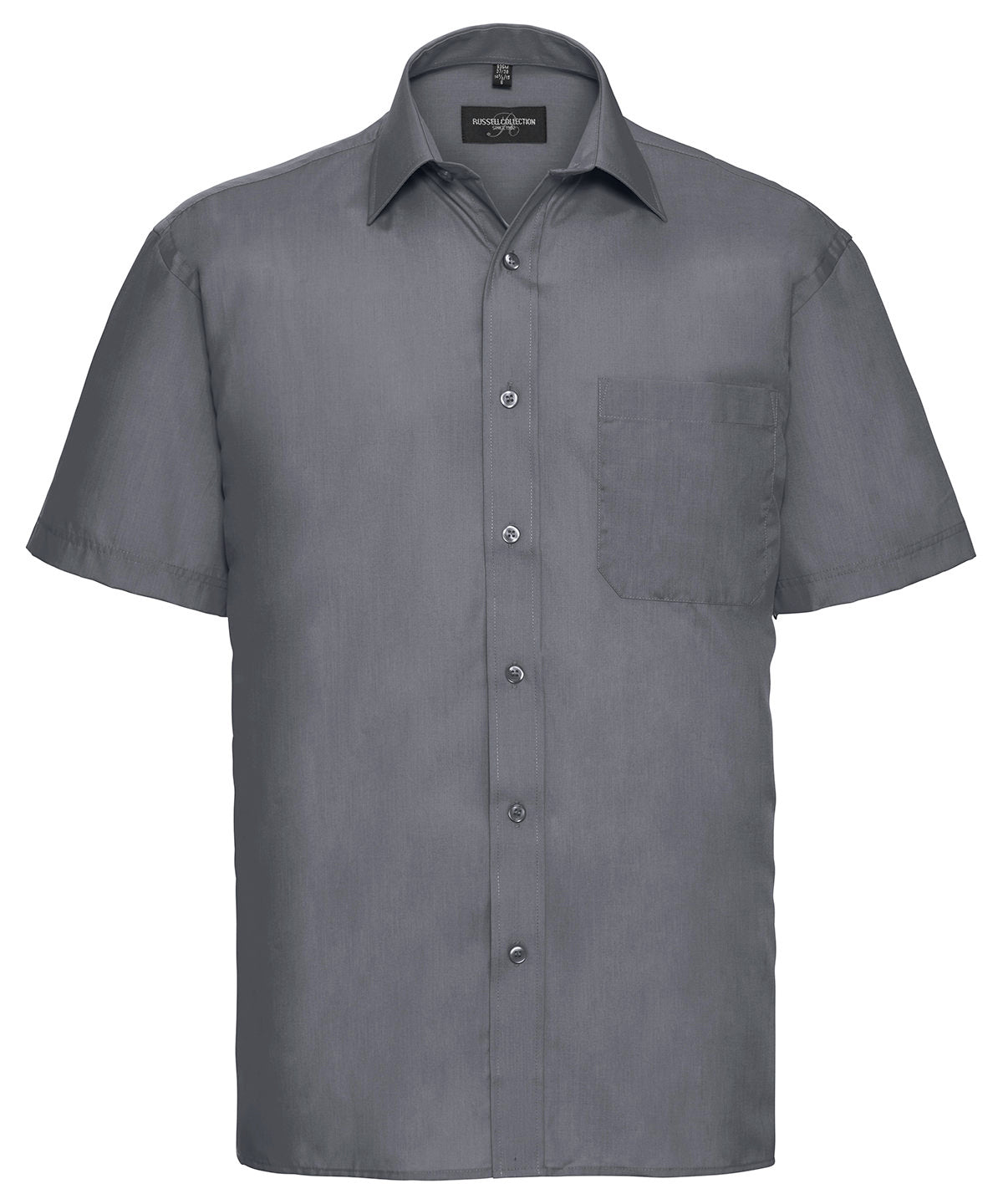 Russell Athletic Collection Short sleeve polycotton easycare poplin shirt, image 3