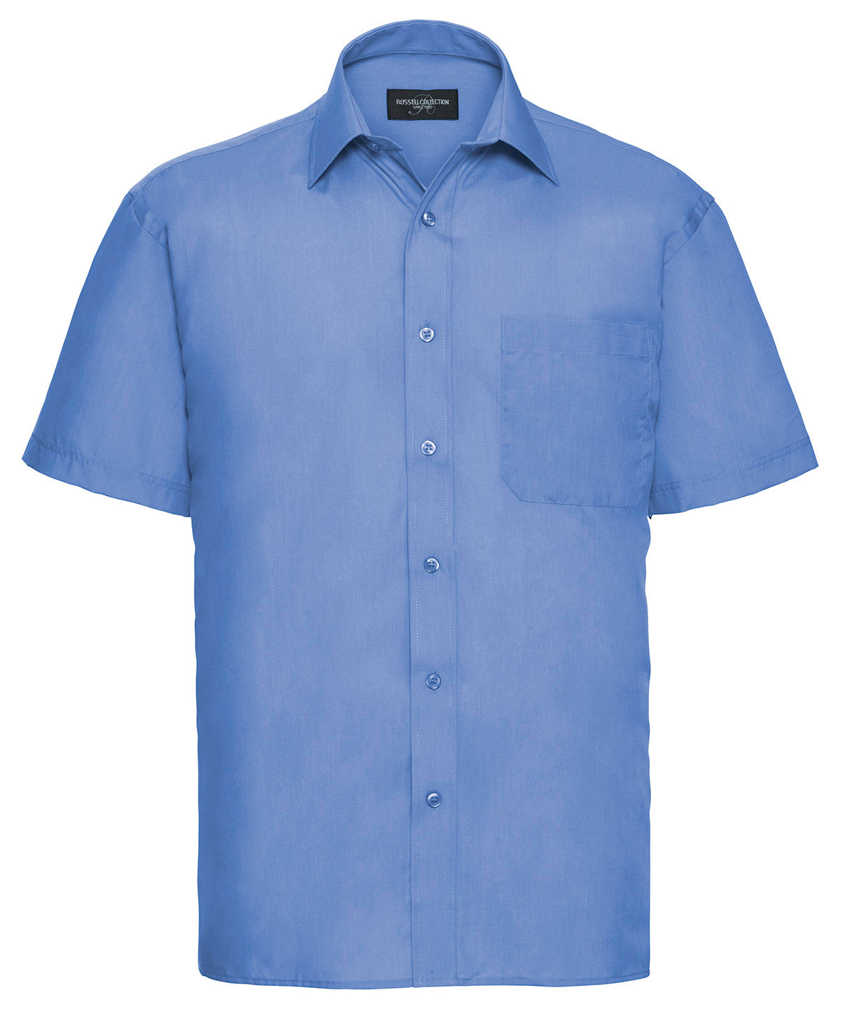 Russell Athletic Collection Short sleeve polycotton easycare poplin shirt, image 4