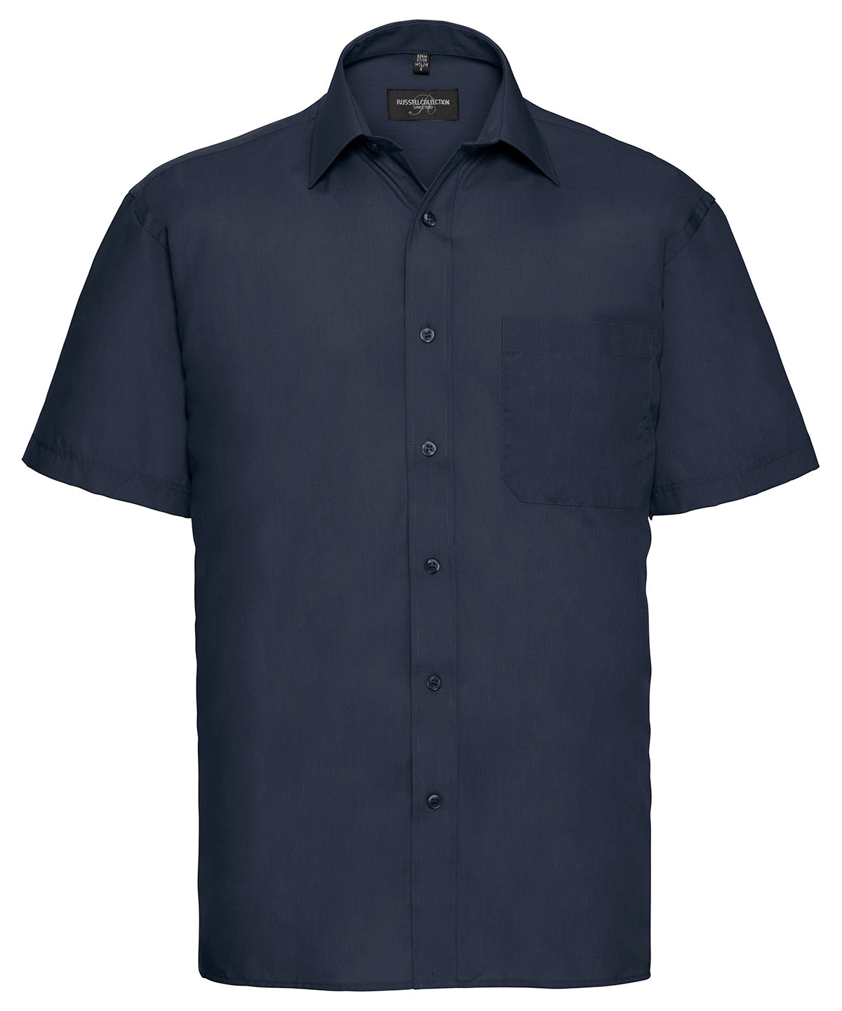 Russell Athletic Collection Short sleeve polycotton easycare poplin shirt, image 5