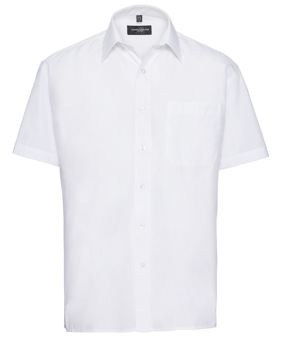 Russell Athletic Collection Short sleeve polycotton easycare poplin shirt, image 6