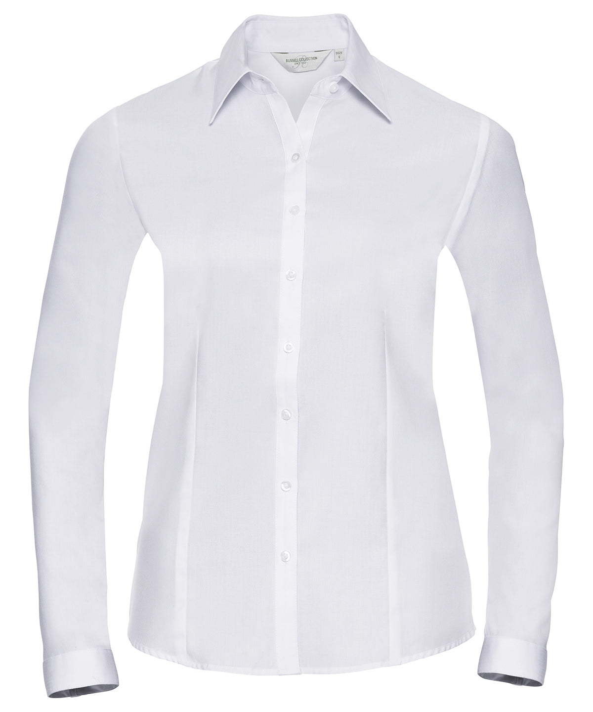 Russell Athletic Collection Women's long sleeve herringbone shirt, image 3