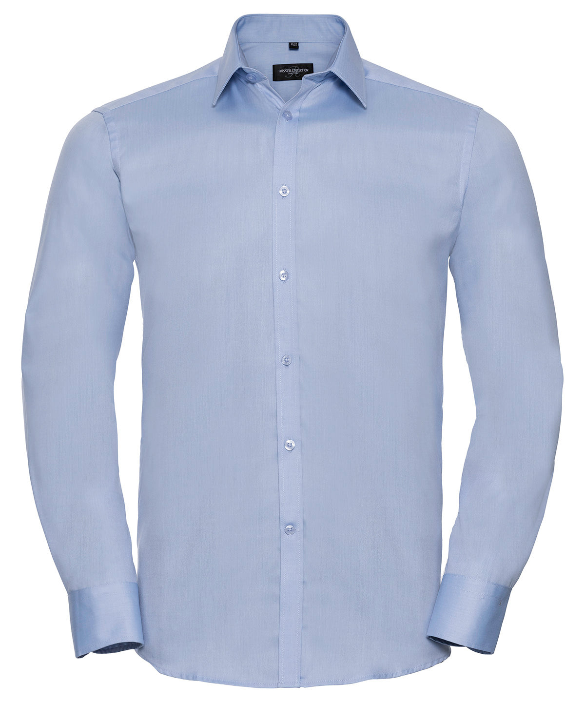 Russell Athletic Collection Long sleeve herringbone shirt, image 2