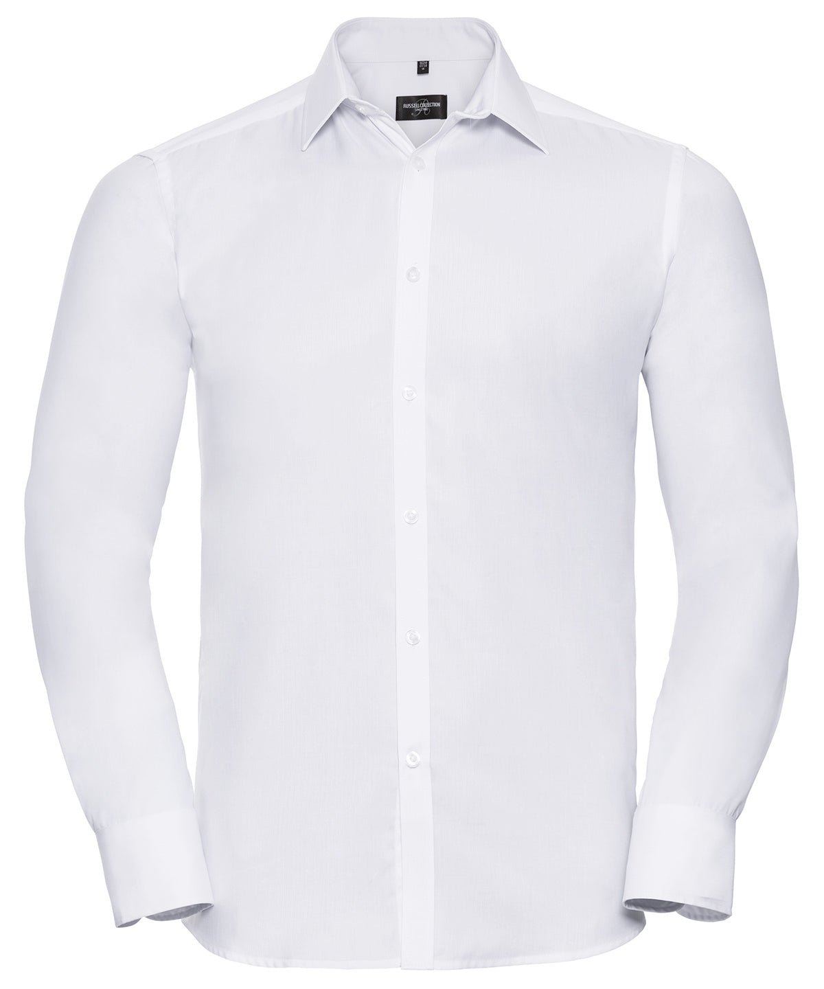 Russell Athletic Collection Long sleeve herringbone shirt, image 3