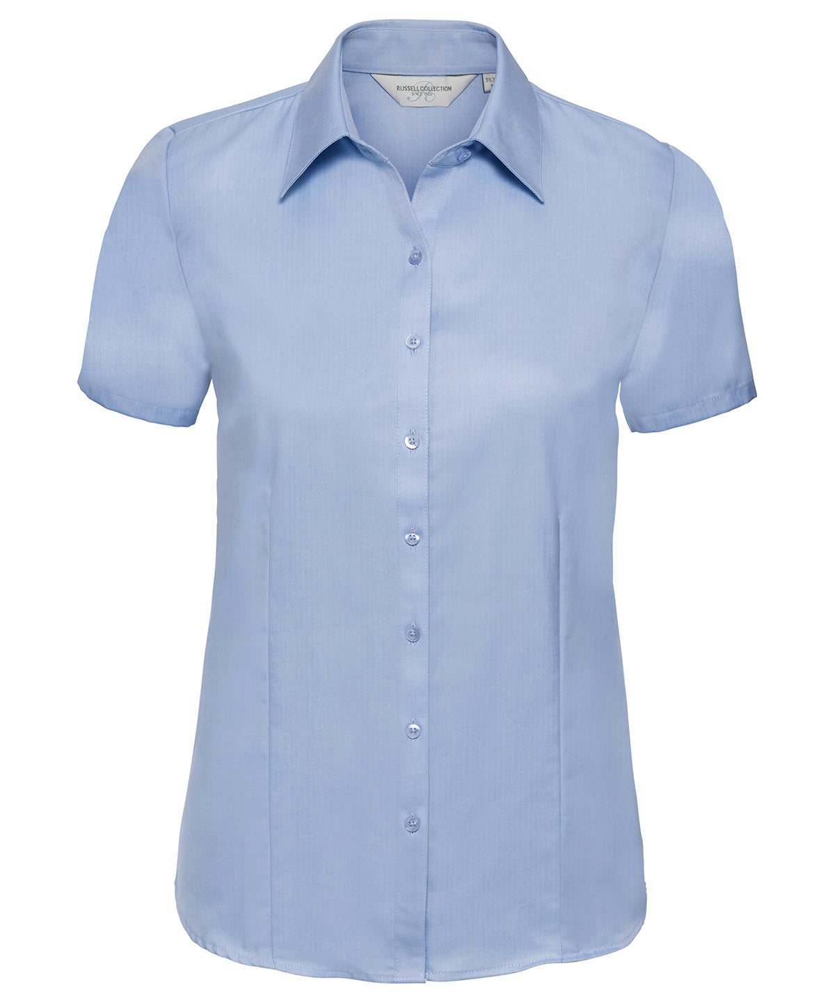 Russell Athletic Collection Women's short sleeve herringbone shirt, image 2