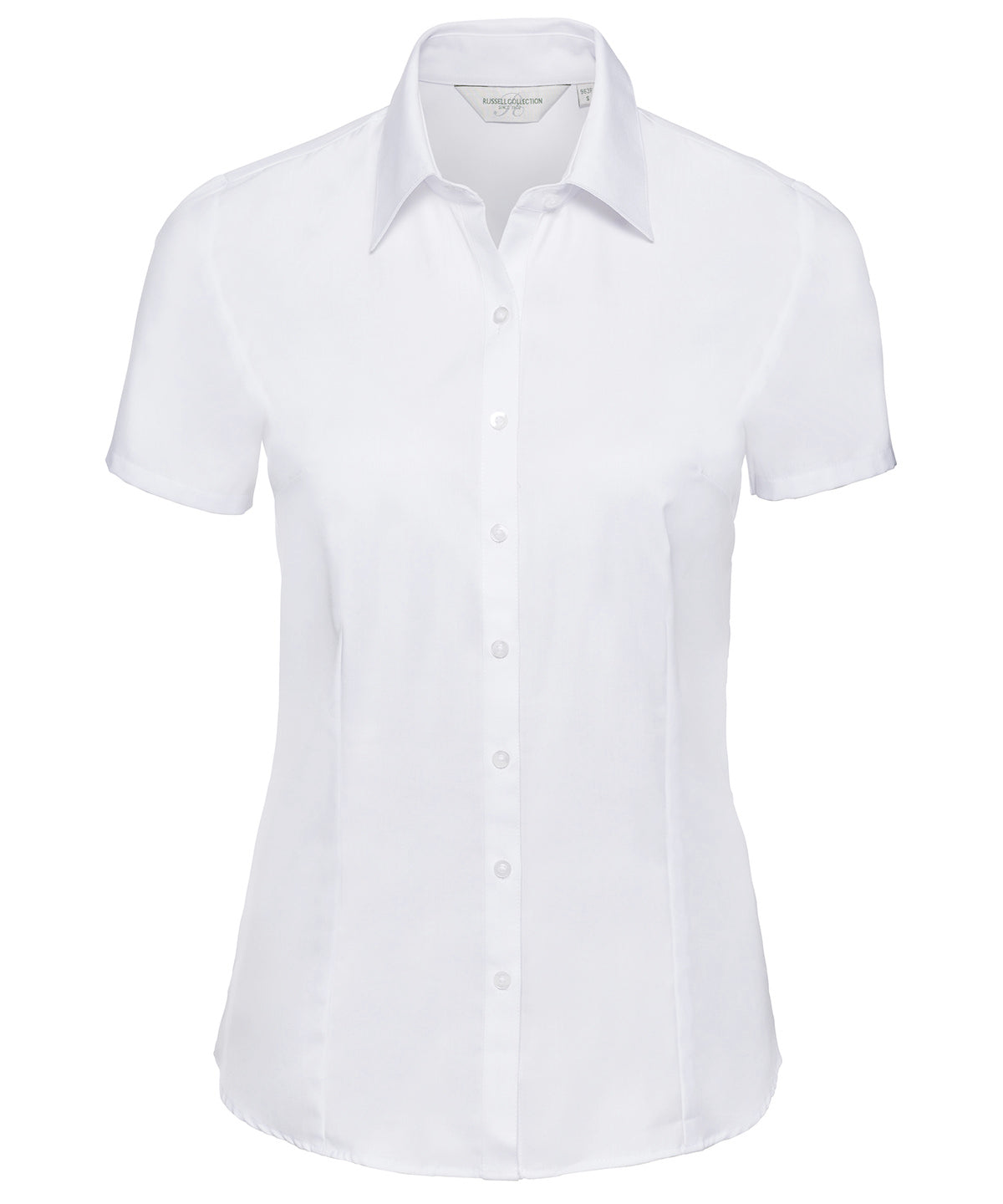 Russell Athletic Collection Women's short sleeve herringbone shirt, image 3