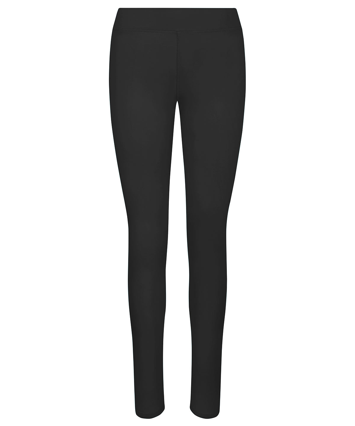 AWDis Just Cool Women's cool workout leggings in Jet Black, image 2